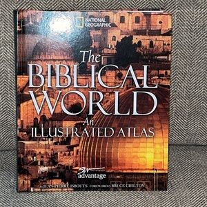 National Geographic The Biblical World Illustrated Atlas Hardback Book *HEAVY*